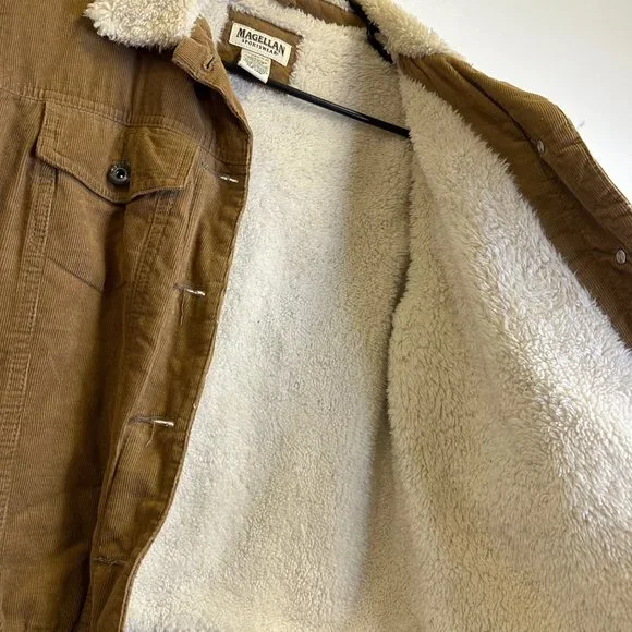 Magellan Sportswear Corduroy Light Brown Women's Medium - Picture 6 of 8